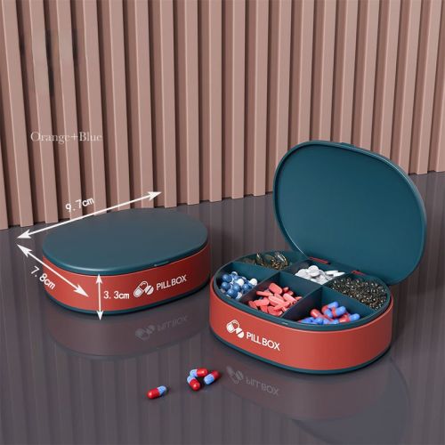 Pill Case Portable Small Weekly Travel Pill Organizer Portable Pocket Pill Box Pill Case For Tablets 6 Gird Medicine Pill's Organizer Drug Capsule Pla Pill Case Portable Small Weekly Travel Pill Organizer Portable Pocket Pill Box Pill Case For Tablets 6 Gird Medicine Pill's Organizer Drug Capsule Pla